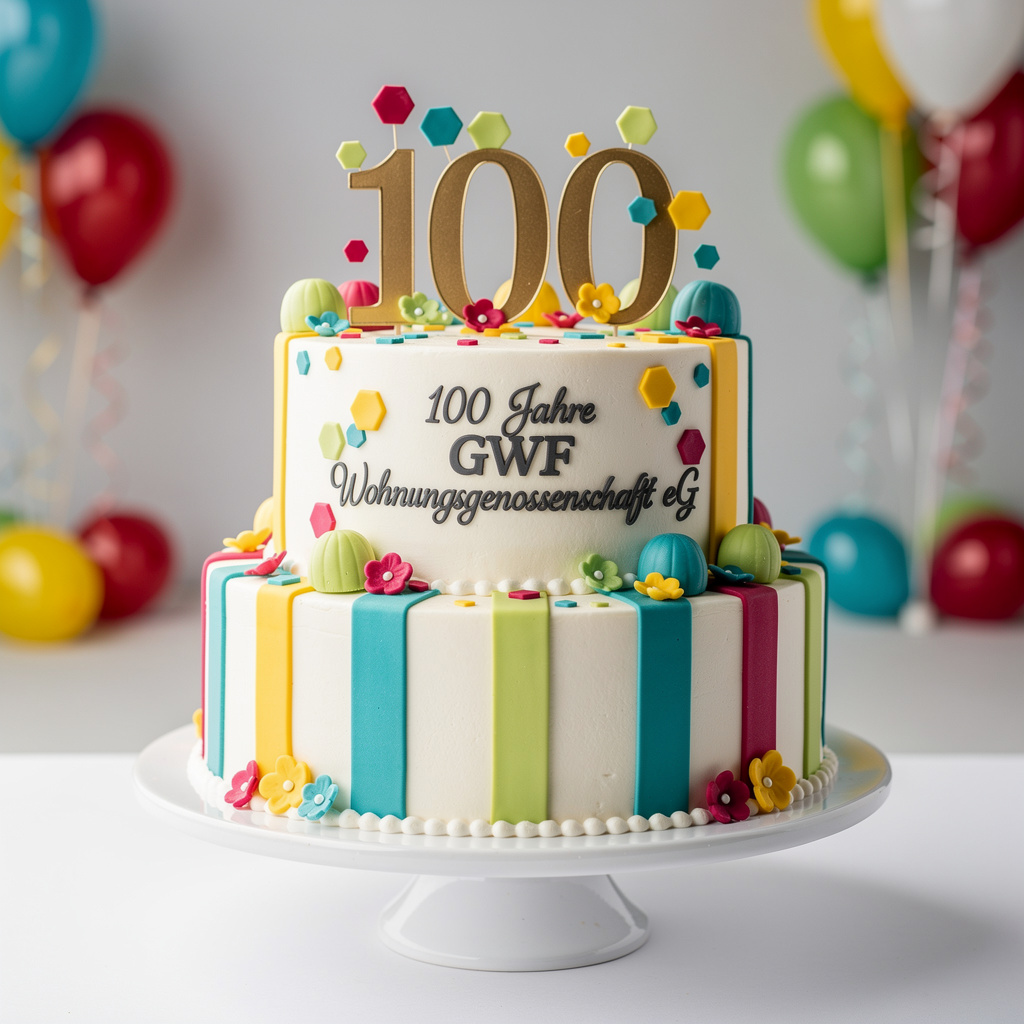 GWF Torte 100 Jahre