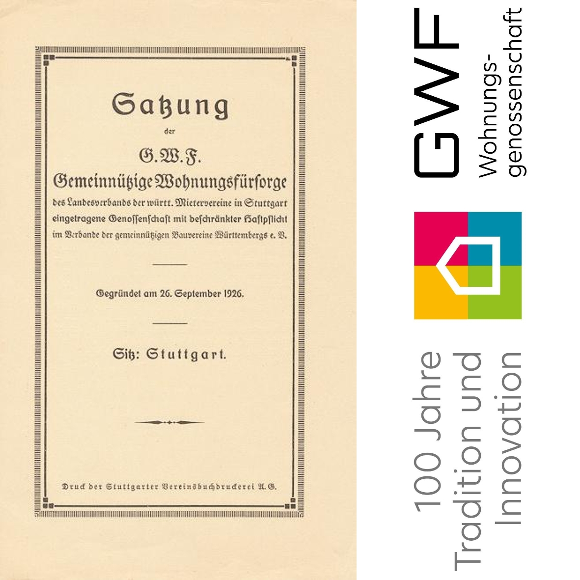 GWF Satzung 1926